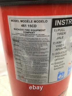 Buckeye Fire Equipment 46100 Fire Extinguisher, 15 Lb Capacity, Class Bc, Ul