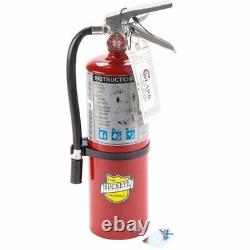 Buckeye Fire Extinguisher 5 Lb ABC Rechargeable Tagged UL Rating 3A-40BC Red