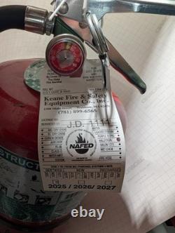 Buckeye Halotron I Fire Extinguisher 11 lbs Model 11 SA Clean Agent