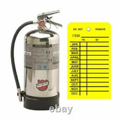 Buckeye wet chemical Class K Fire Extinguisher WithWall Hook Sign, Inspection Tag