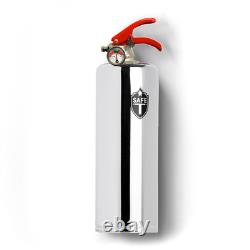 CHIC FIRE Design Fire Extinguisher Chrome Fully functional ABC