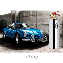 CHIC FIRE Design Fire Extinguisher Chrome Fully functional ABC