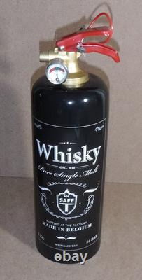 CHIC FIRE Design Fire Extinguisher Safe T Whisky NEW