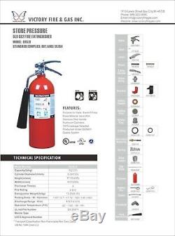 CO2 FIRE extinguisher 5BL Victory Brand New