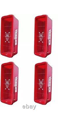 Cato Chief 4pk 10lb FIRE EXTINGUISHER CABINETS WITH PLEXI GLASS, LOCK & HAMMER