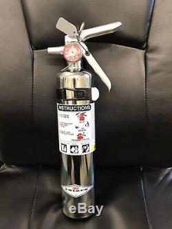 Chrome 2 1/2 Lb Fire Extinguisher