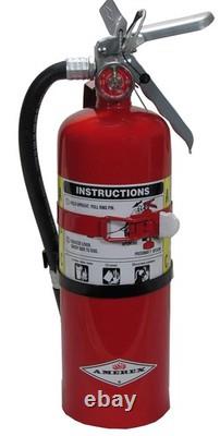 Class A B C Fire Extinguisher, 5lb with Vehicle Bracket Instant Safety Device