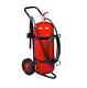 Co2 22.5 Trolley Mounted Fire Extinguisher Stainless Steel 20m Discharge Range