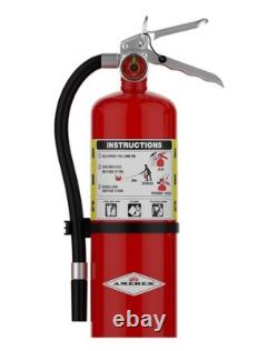 Commercial Grade 5 lb. ABC Fire Extinguisher with Wall Bracket Safety