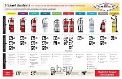 Commercial Grade 5 lb. ABC Fire Extinguisher with Wall Bracket Safety