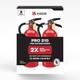 Commercial-Grade Fire Extinguisher for Office, Schools, Rechargeable, 2A10BC, 2