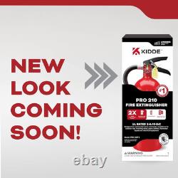 Commercial-Grade Fire Extinguisher for Office, Schools, Rechargeable, 2A10BC, 2
