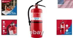 Commercial Heavy-Duty Fire Extinguisher 4-A60-BC with Mounting Bracket Red