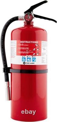 Commercial Heavy-Duty Fire Extinguisher 4-A60-BC with Mounting Bracket Red