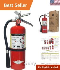 Compact 5 lb Fire Extinguisher ABC Dry Chemical, Perfect for Home & Business