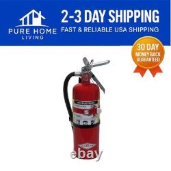 Compact 5lb ABC Fire Extinguisher with Vehicle Bracket Reliable Safety Gear