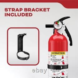 Compact Metal Fire Extinguisher Easy Use Home Safety Durable UL Approved
