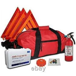 DOT OSHA Compliant Kit with 2lb 5BC Fire Extinguisher + 1 LED Flare FREE