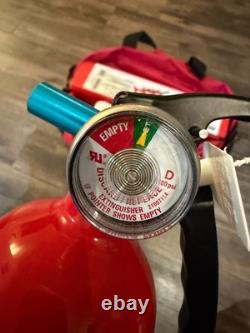 DOT OSHA Compliant Kit with 2lb 5BC Fire Extinguisher + 1 LED Flare FREE