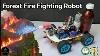 Diy Fire Fighting Robot Using Arduino Auto Fire Chaser And Extinguisher