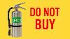 Do Not Buy Lithium Ion Fire Extinguishers