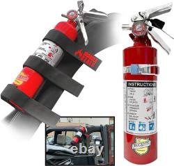 Dry Chemical 2.5 Pounds lbs Fire Extinguisher with Vehicle Bracket and Mobile