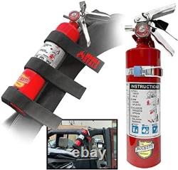 Dry Chemical 2.5 Pounds lbs Fire Extinguisher with Vehicle Bracket and Mobile
