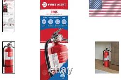 Durable Metal Construction Fire Extinguisher, 1-Pack