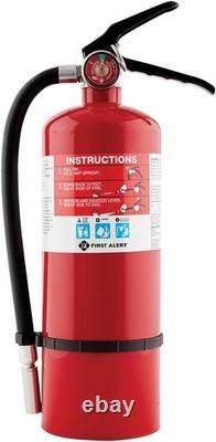 Durable Metal Rechargeable Fire Extinguisher, 1-Pack, Rated 3-A40-BC, Red