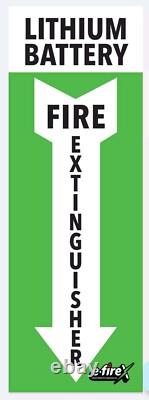 EFireX Lithium Class D Fire Extinguisher Brand New 6 Liter (20lb) WithBracket