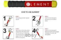 ELEMENT E100 Fire Extinguisher 40100 100 sec discharge Includes Magnet Clip 2 PC