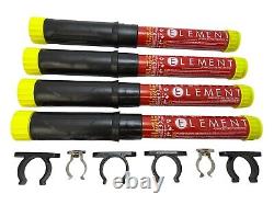 ELEMENT E100 Fire Extinguisher 40100 100 sec discharge Includes Magnet Clip 4 PC