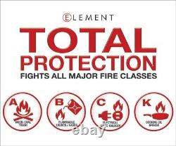 ELEMENT E50 Fire Extinguisher 40050 50 sec. Discharge Includes Magnet Mount 4 PC