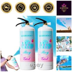 Eco-Friendly Giant Gender Reveal Fire Extinguisher Set 20 Feet Blue Burst