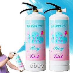 Eco-Friendly Giant Gender Reveal Fire Extinguisher Set 20 Feet Blue Burst