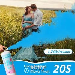 Eco-Friendly Giant Gender Reveal Fire Extinguisher Set 20 Feet Blue Burst
