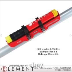 Element E50 Fire Extinguisher 40050, 50 second discharge includes rollcage mount