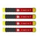 Element E50 Portable Compact Fire Extinguisher with Mount Clip 4-Piece Set 40050