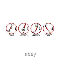 Element E50 Portable Compact Fire Extinguisher with Mount Clip 6-Piece Set 40050