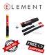 Element Fire E100 40100 Compact Fire Extinguisher + Tactical Kit Sleeve & Straps