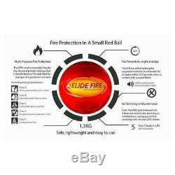 Elide Fireball Extinguisher Fire Safety Ball Throw Into Fire To Extinguish