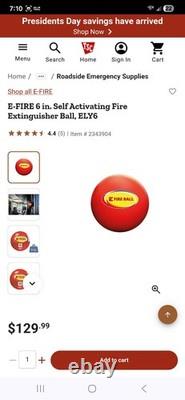 Elide USA ELY6 Genuine Fire Extinguisher Ball A/B/C Type Fires with mount Sealed