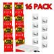 Emergency Fire Blanket WithHook, For Home & Kitchen, Fire pits, BBQ 16 Pack
