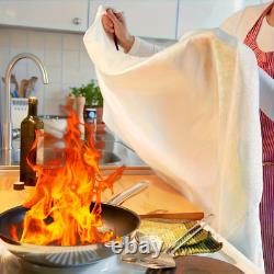 Emergency Fire Blanket WithHook, For Home & Kitchen, Fire pits, BBQ 16 Pack