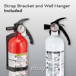 Essential Kitchen Fire Extinguishers 2 Pack with Wall Mount Brackets Included