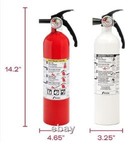 Essential Kitchen Fire Extinguishers 2 Pack with Wall Mount Brackets Included