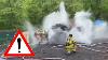 Ev Fire Blanket Detonation Firefighters Thrown By Blast