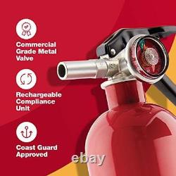 FE1A10GR195 ABC Home Fire Extinguisher, Rated 1-A10-BC, Model# HOME1, Red