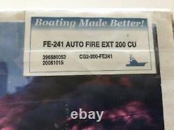 FIREBOY XINTEX auto fire extinguisher CG2 FE-241 200 Cubic feet