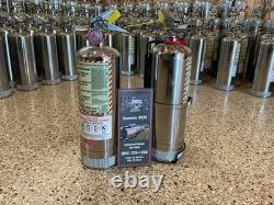 FIREPRO FIRE EXTINGUISHER Filled Stainless Steel EASILY REFILLABLE